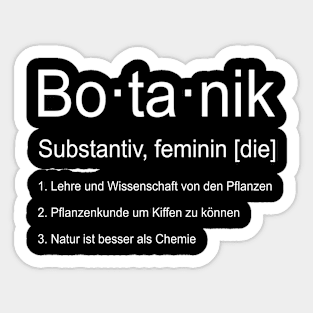 Botanik Sticker